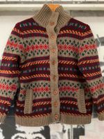 Norweger Jacke Wolljacke reine dicke Wolle fair Isle Gr 34/36 Niedersachsen - Stoetze Vorschau