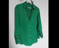 Zara Satin Bluse Hemd Blogger grün Nordrhein-Westfalen - Hamm Vorschau