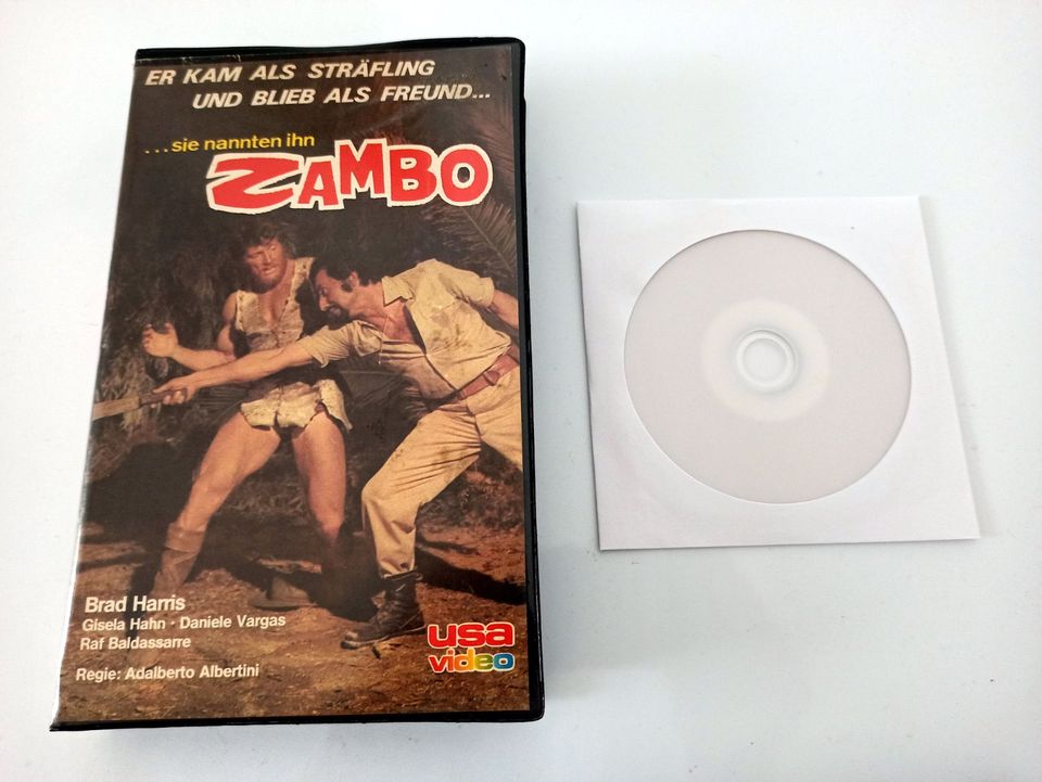 VHS & DVD+R: ...sie nannten ihn Zambo (1972) / King of the Jungle in Hannover