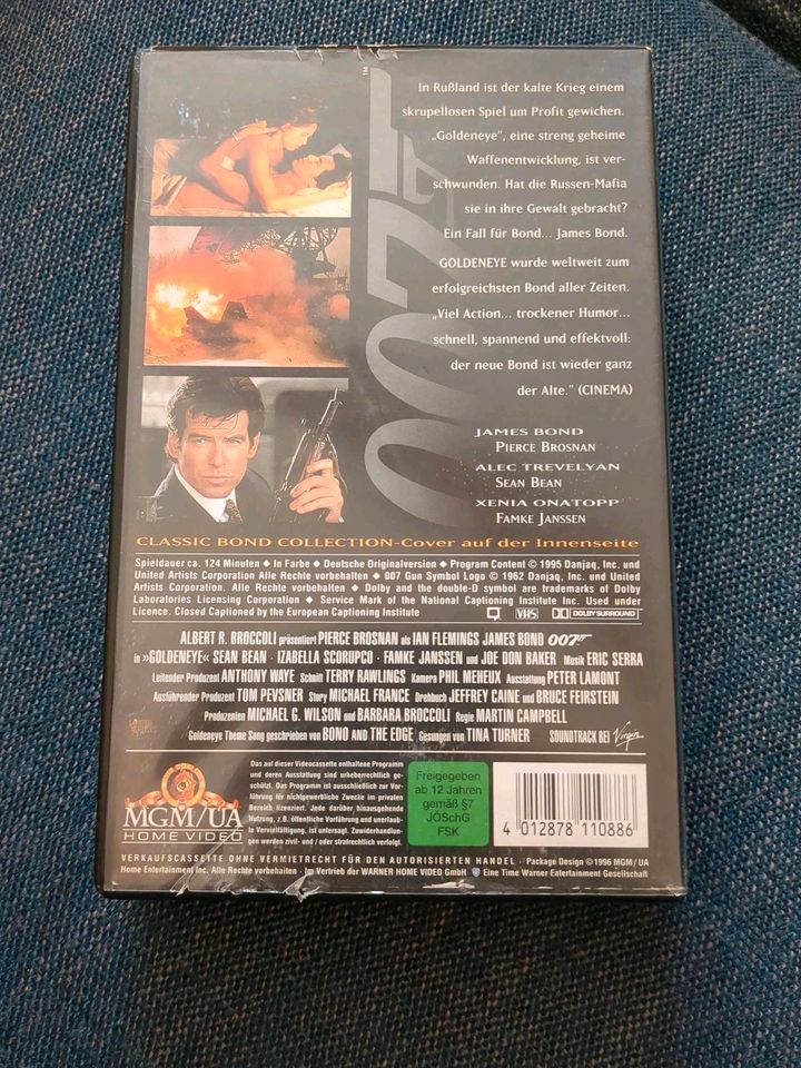 VHS Goldeneye Die Welt ist nicht Der Morgen stirbt James Bond 007 in Venusberg