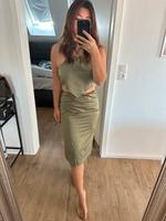 Zara Kleid cocktailkleid Khaki Abendkleid Hochzeit Brautjungfer Bayern - Erlangen Vorschau