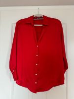 Zara Woman Bluse Satinoptik Gr. S in rot *Sehr Gut* Hamburg-Nord - Hamburg Alsterdorf  Vorschau