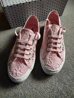 Super GA Sneakers Gr. 38 rosa/pink, Sommerschuhe aus Spitze Bayern - Wolfratshausen Vorschau