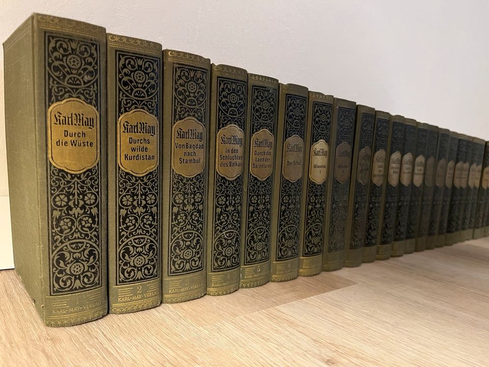 Karl May Bücher Sammlung 43 Bände Bamberg-Verlag Hardcover in Dorsten