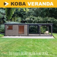 KOBA Square + Veranda  Sauna 10 m | Gartensauna | Außensauna ⭐ Hessen - Eichenzell Vorschau