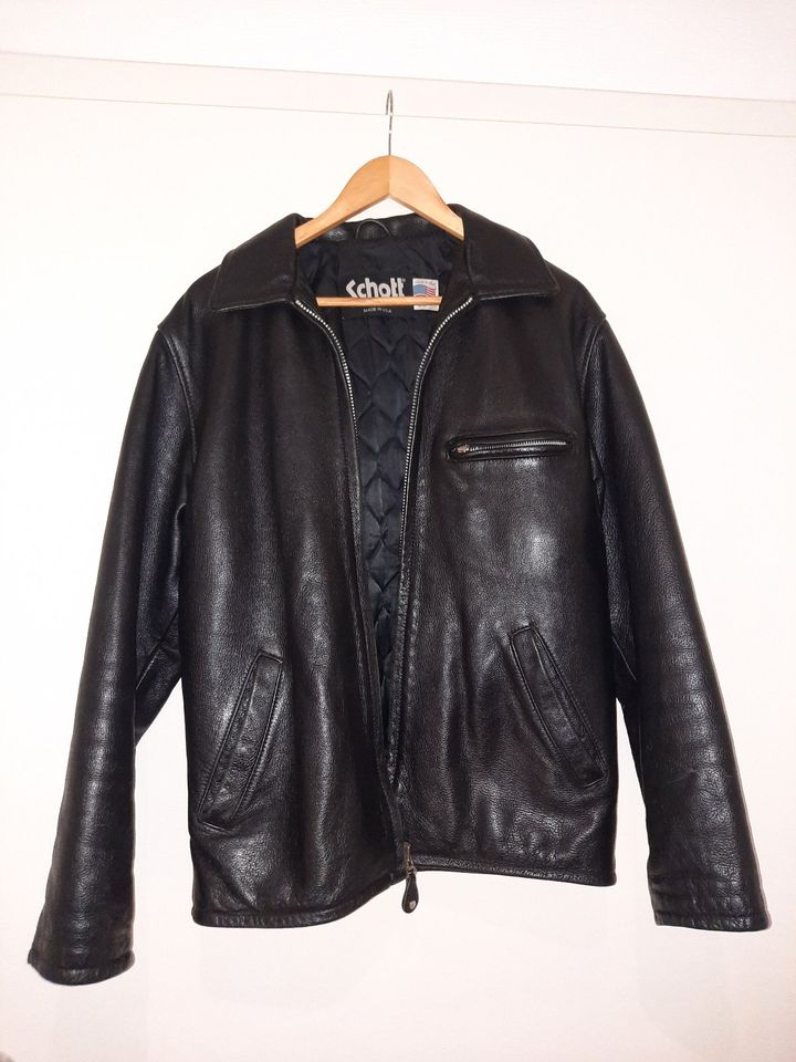 Schott 135 Pebbled Cowhide Made in USA US Size 38 M Lederjacke Le in Andernach