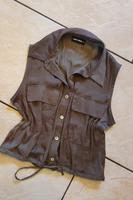 Top Bluse ärmellos khaki farben Tally Weijl Gr. XS Bayern - Eching (Kr Freising) Vorschau