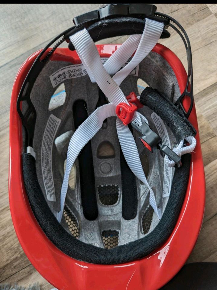 Alpina XIMO flash kinder fahrradhelm gr. 47 - 51 cm inkl Mütze in Zudar