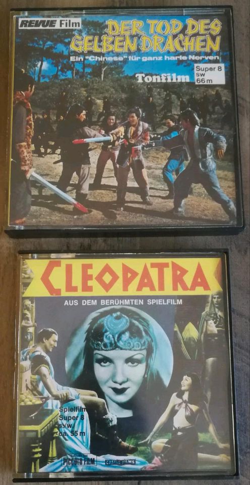 Super 8 Filme Sammlung (9 Filme) - Cleopatra, Schneewittchen, Hän in Obertshausen