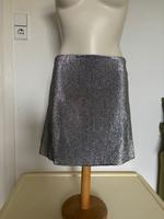 Rock silber Minirock Rock H+M Retro 60er Jahre Gr. 40 Bayern - Heßdorf Vorschau