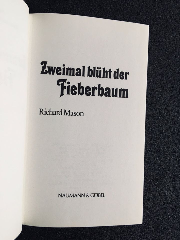 Richard Mason Zweimal blüht der Fieberbaum - Sehr Gut in Hamburg