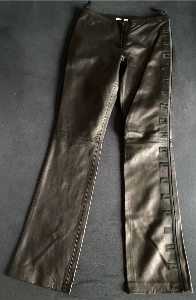 Gianni Versace Couture Designer Leder Hose  It; 40 in Meine