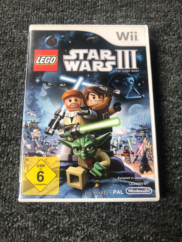 Wii Lego Star Wars 3 the clone wars in Porta Westfalica