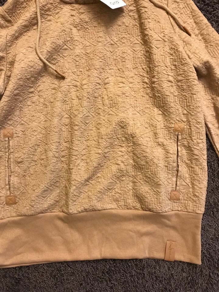 gina hoodie sweat pullover beige braun 42/44 L in Chemnitz