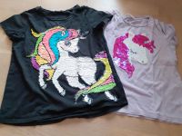 T-Shirts Wendepailetten Einhorn Grösse 122/128 Hessen - Langenselbold Vorschau