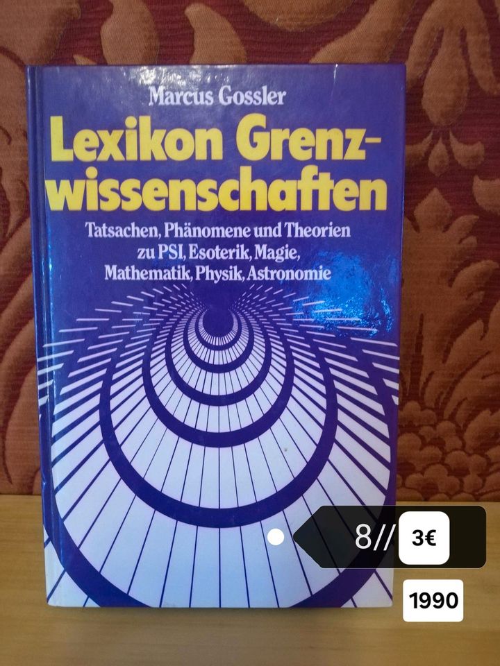 Marcus Gossler 1990 Lexikon Grenzwissenschaften PSI Esoterik in Mainhardt