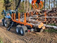 Holztransport Holzrückung Rücken Polter Stammholz Rückewagen Bayern - Lautertal Vorschau