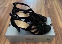 Gabor Sandalen Sandaletten Gr. 38,5 (5,5) schwarz Leder Bayern - Emskirchen Vorschau