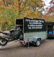 Motorradanhänger Quad Motorrad Anhänger  750 kg Niedersachsen - Bawinkel Vorschau