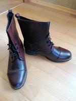Stiefeletten Boots Gr. 42 Kunstleder Bordobraun Hessen - Gersfeld Vorschau