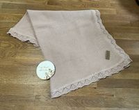 Kuschelwelten Baby Strickdecke rosa 80x100cm Bio Baumwolle Baden-Württemberg - Albstadt Vorschau