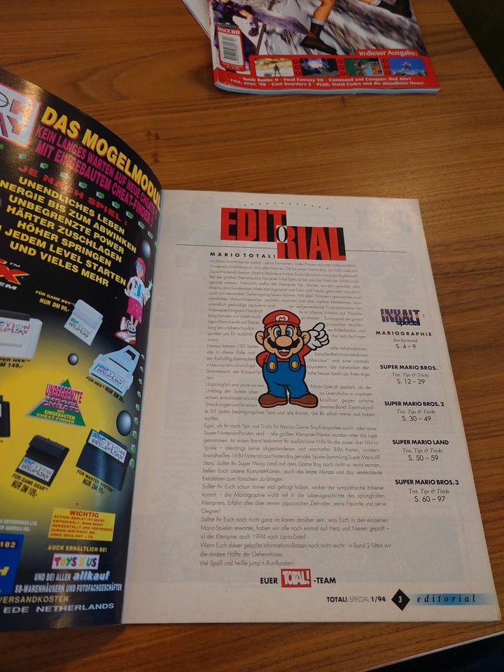 Zeitschrift Nintendo TOTAL! Special Mario Band  1 in Simbach