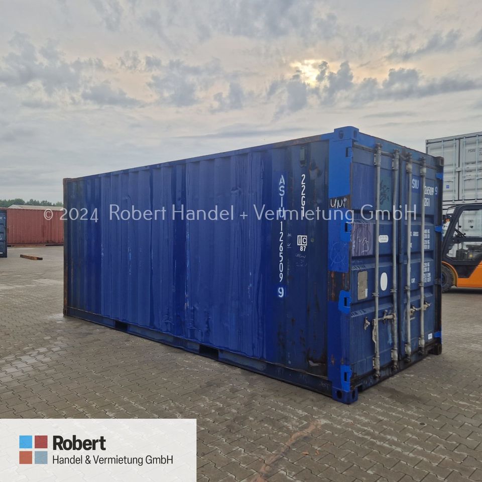 20 Fuß Lagercontainer, gebraucht Seecontainer, Container, Baucontainer, Materialcontainer in Hamm