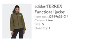 Adidas Terrex Funktionsjacke (grün, neu, Größe S) München - Schwabing-Freimann Vorschau