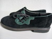 Wildlederhalbschuhe/Haferlschuhe Gr. 38 Bayern - Volkach Vorschau