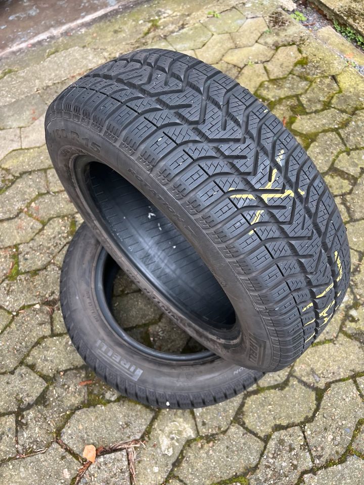 2 St Pirelli Winter Reifen 185/60/R15, 7!  mm, 2016, 2 Stück in Hannover