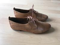 Paul Green Schnürschuhe / Halbschuhe, Gr. 6,5 (40), cognac braun Hessen - Bad Endbach Vorschau