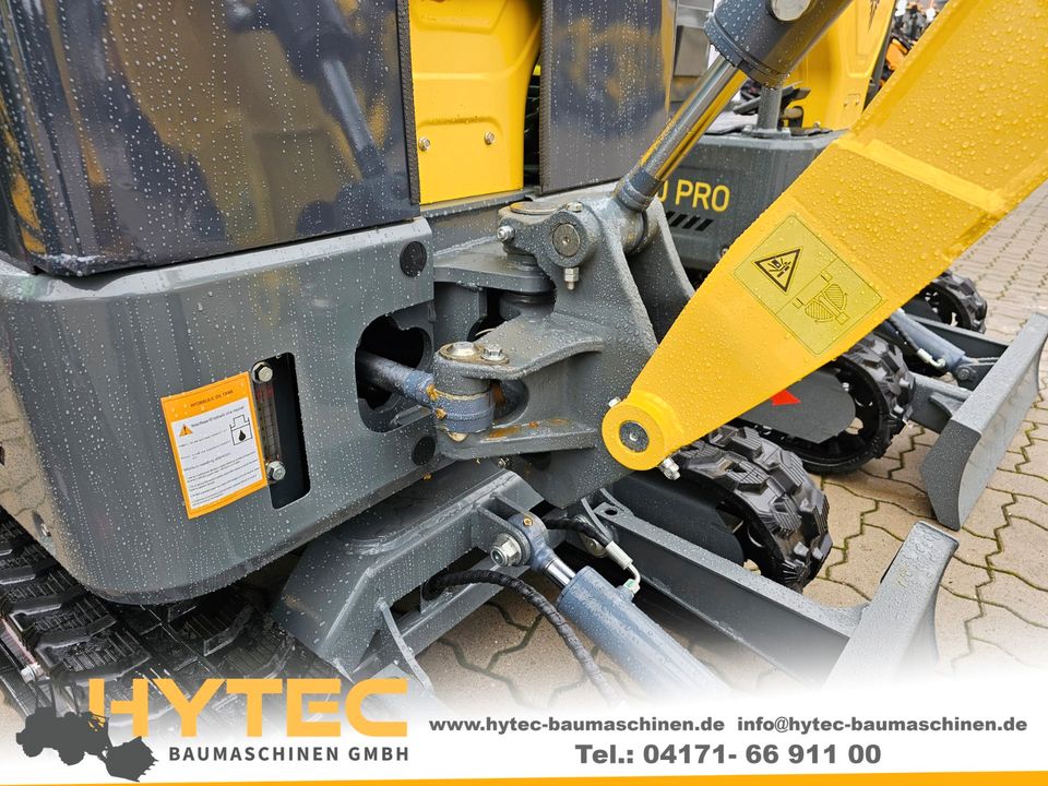 HYTEC F1300 PRO mit Kabine Minibagger Bagger Radlader Hoflader in Winsen (Luhe)