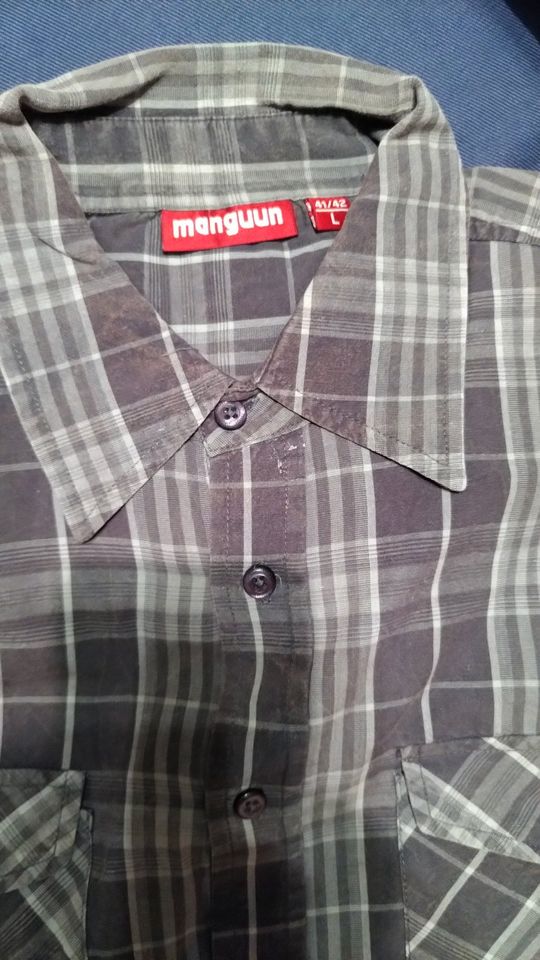 2 Manguun Herren Hemden Gr. L 41 / 42 Langarm - einzeln je 4€ in Dransfeld