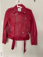 Wie Neu! Mango Echtlederjacke Bikerstil rot Gr.XS West - Schwanheim Vorschau