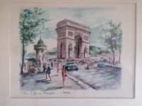 Bild Gemälde Kunstdruck Arc de Triomphe von Arno mit Rahmen Rheinland-Pfalz - Ludwigshafen Vorschau