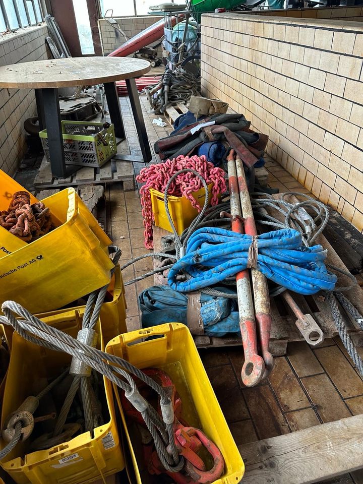 Diverses Kranzubehör ( schäkel, Ketten etc ) zu verkaufen in Sinsheim