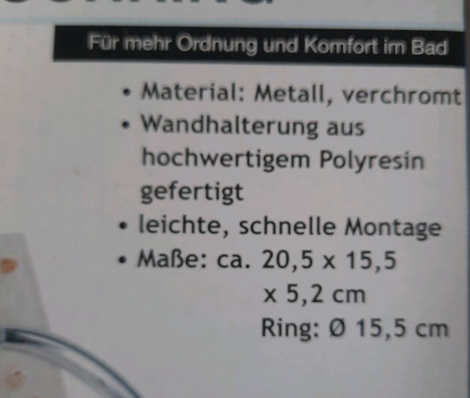 Handtuchring "neu" in Bielefeld