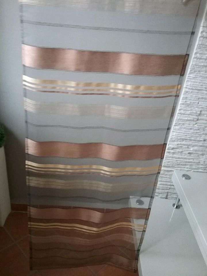 1 x Gardine Vorhang Streifen in Salzgitter