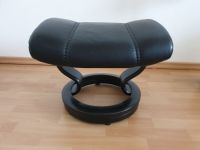 Stressless Hocker Leder schwarz Niedersachsen - Wilhelmshaven Vorschau