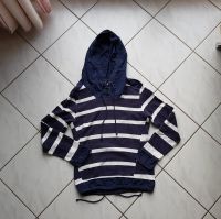 ZARA Pullover Kapuzenpullover (Gr.S) blau - weiß Hessen - Wiesbaden Vorschau