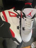 Nike Air Jordan 4 black white red 45,5 schwarz weiß West - Nied Vorschau