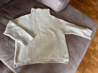 GUESS Strickpulli Stehkragen creme Gold Pullover oversize Bayern - Murnau am Staffelsee Vorschau