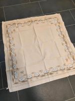 Tischdecke beige mit Muster alt vintage Niedersachsen - Syke Vorschau