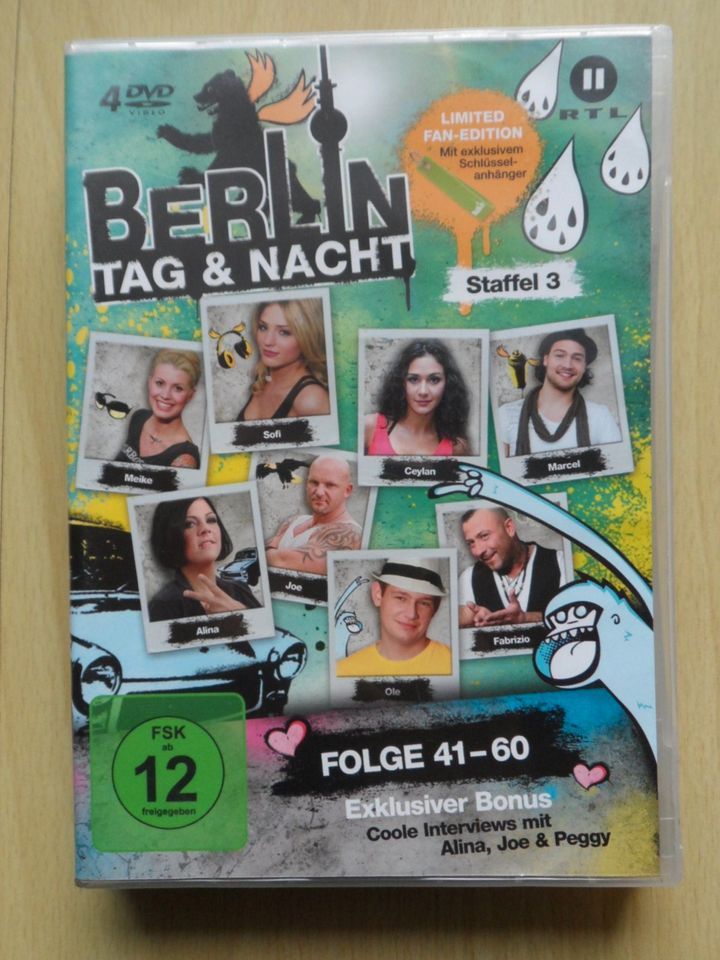 Berlin Tag und Nacht Staffel 3 # 4 DVD's 880 Min. in Ludwigshafen