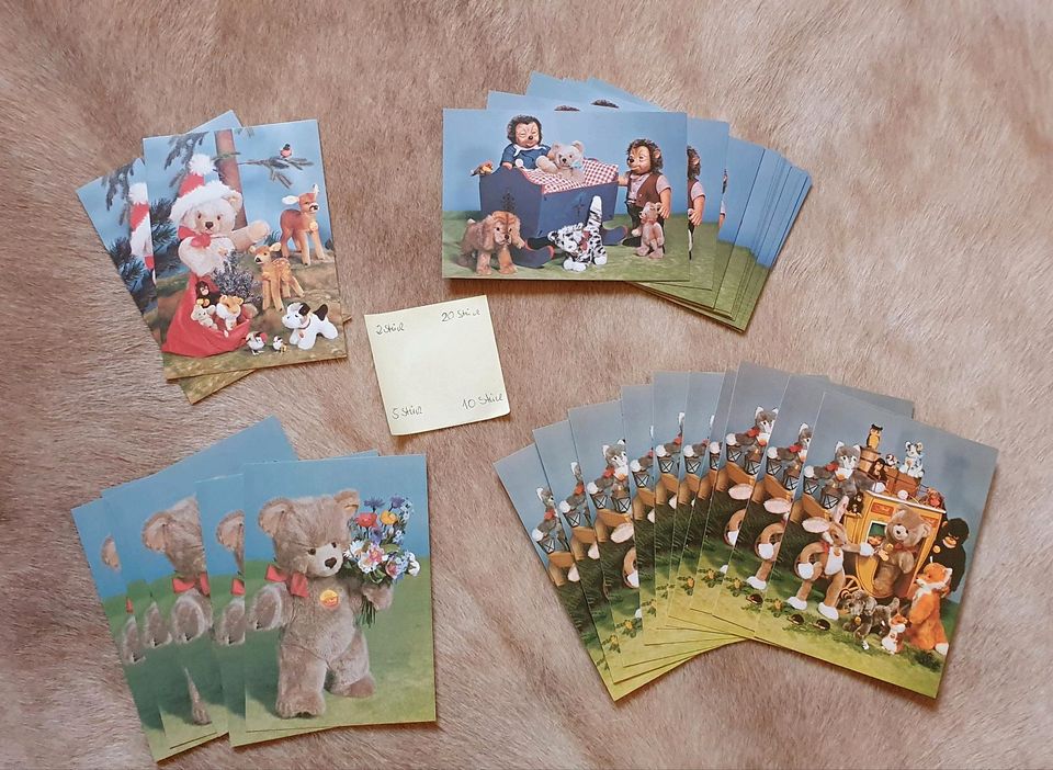 Alte Steiff Postkarten, Unbeschriftet in Böbingen an der Rems