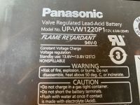 Batterie PANASONIC UP-VW1220P1 12 V 20W AGM Bayern - Gaimersheim Vorschau