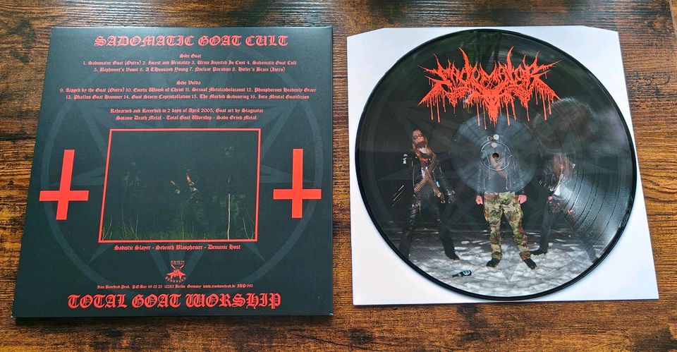 Sadomator - Sadomatic Goat Worship Picture Vinyl LP Black Metal in Freudenstadt