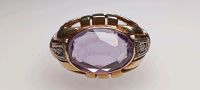 Antiker Jugendstil Amethyst Diamant Ring 585 Gold 14 k 56 Niedersachsen - Reinstorf Vorschau