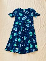 Vintage Retro 80er frühe 90er doppellagiges Midi Kleid mit Blumen Brandenburg - Strausberg Vorschau