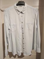 Streifenbluse mit Cord-Patches an den Ellenbogen, Gr. 44 Essen-West - Holsterhausen Vorschau